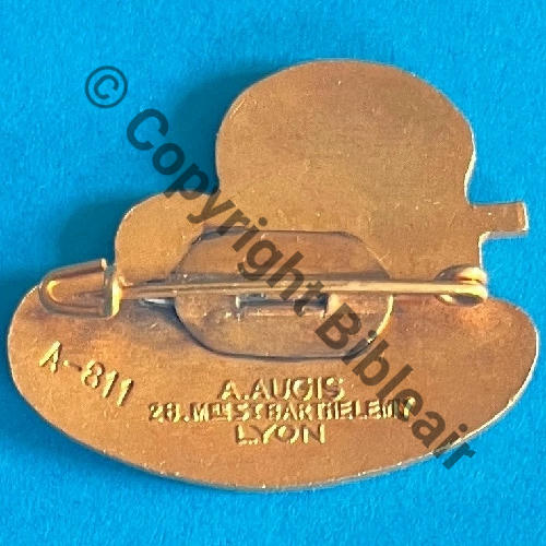 A0811 SRC.22.953  BOU.ZIZI  A.AUGIS ST.BARTH LYON 3Lignes Bol fenetre allonge Dos lisse irreg Src.mesnil01 67Eur07.25 